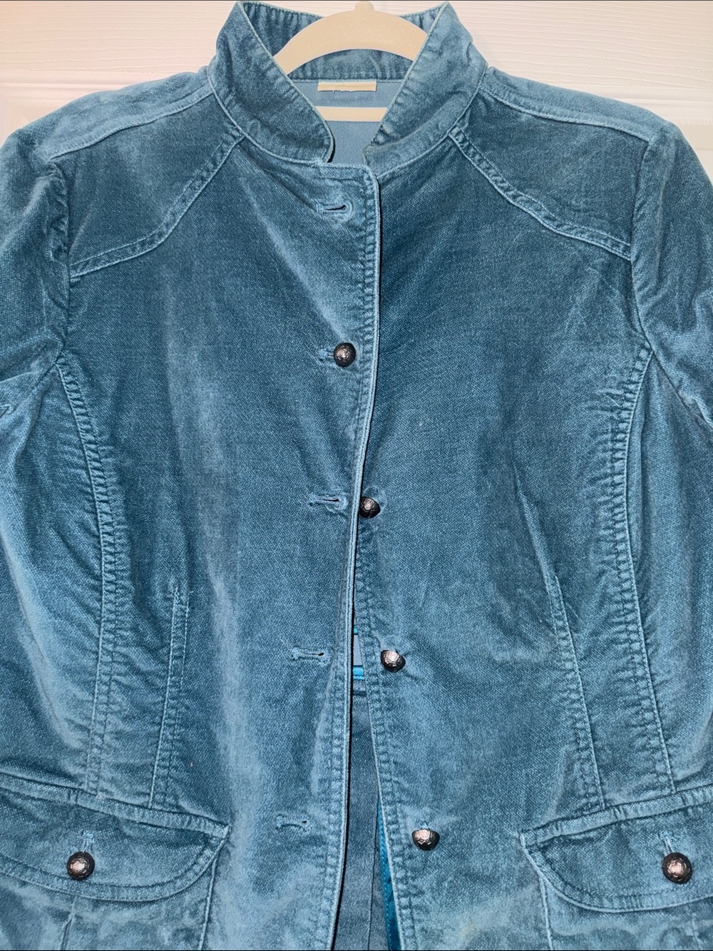 J. Jill Teal Blue Women's Jacket - Picture 2 of 4